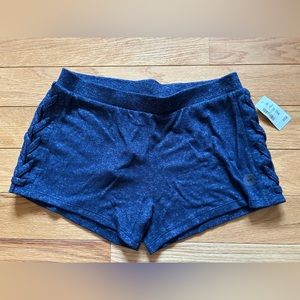 Aeropostale Live Love Dream Navy Lounge Shorts, size XS